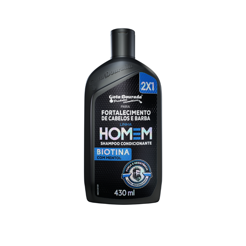 Shampoo Gota Dourada 2 em 1 Homem 430ml