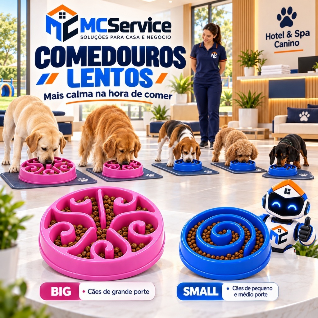 Comedouro Lento para Cachorro e Gato Comedouro Educativo Anti Ansiedade