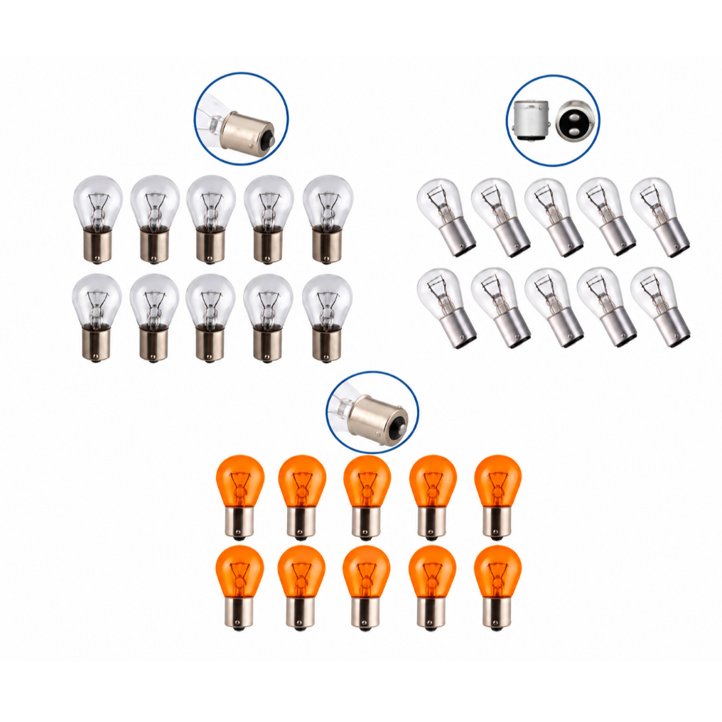 Kit 30 Lampada Freio Lanterna Traseira Pisca Carro 12v