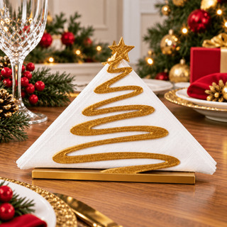 Kit Porta Guardanapo Natal Decoração Natalina Para Mesa