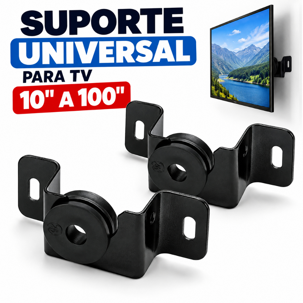 Suporte para Televisão Tv Monitor Led Lcd 10 a 100 polegadas