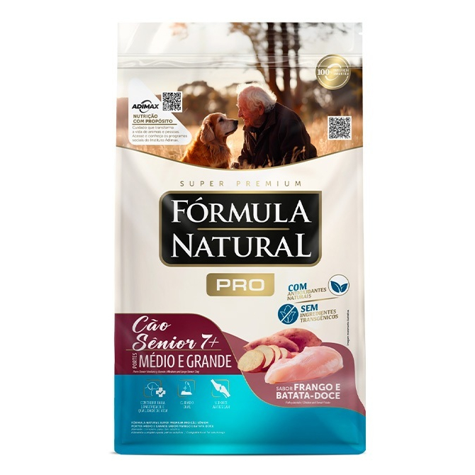 Fórmula Natural Pro Ração para Cães Sênior Médio e Grande 15kg