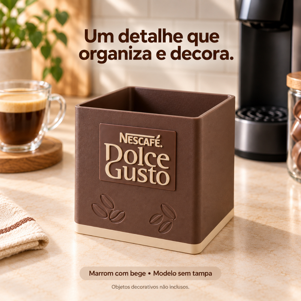 Coletor de Cápsulas Usadas para Dolce Gusto Sem Tampa Cantinho do Café — imagem 2 de 2