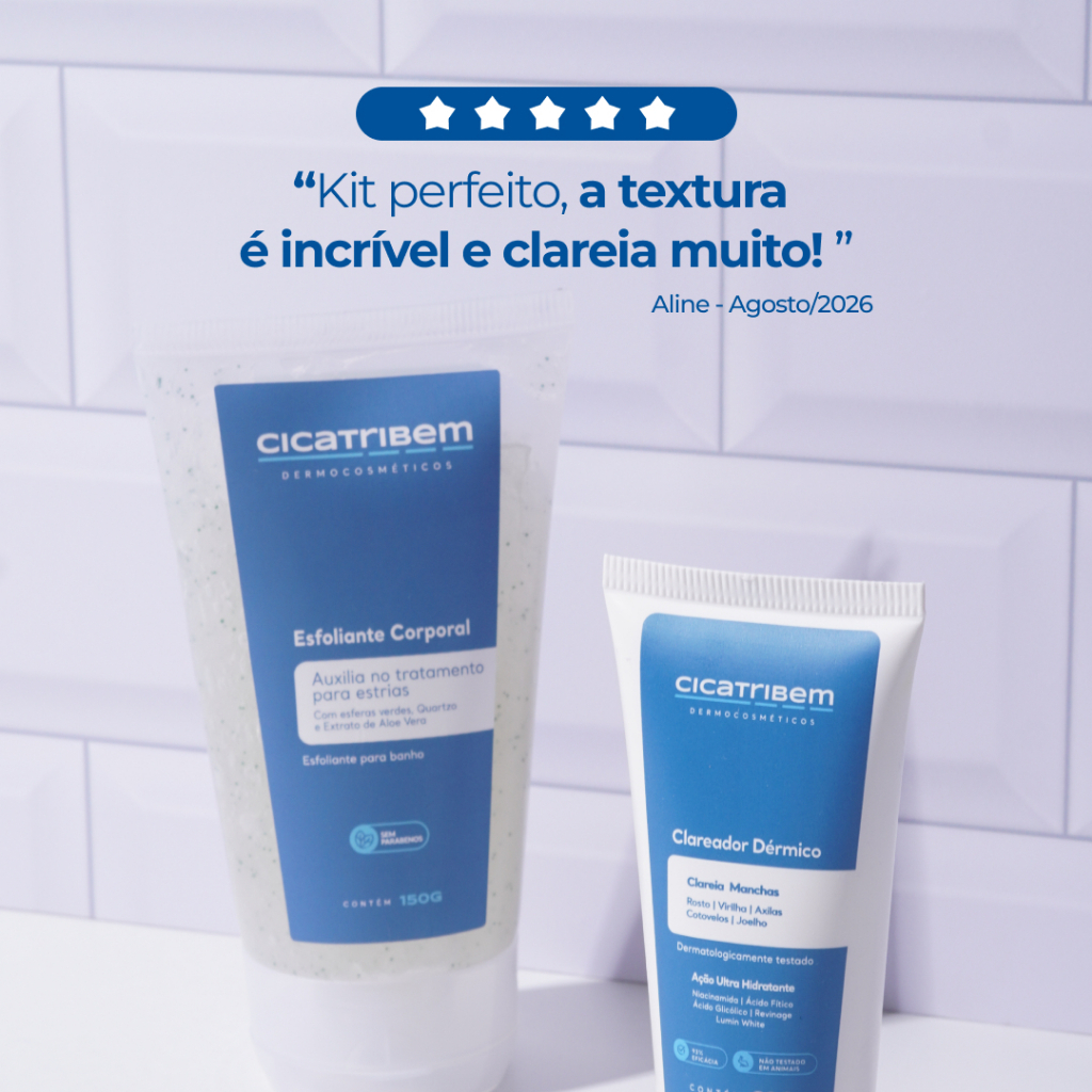 Cicatribem Kit Duplinha Clareador - Clareador Dérmico 60g & Esfoliante Corporal 150g · foto 2