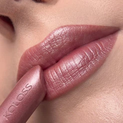 KOLOSS BATOM LIPSTICK 150 - ROSA TEA - CINTILANTE HIDRATANTE LONGA DURAÇAO ALTA PIGMENTAÇÃO