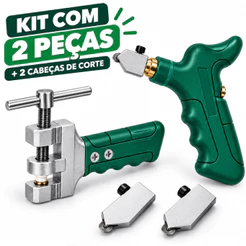Riscador Manual Cortador De Vidro Cerâmica Porcelanato 2 em 1 para Azulejo Piso