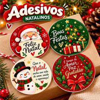 kit Adesivos de Natal - Artes Variadas