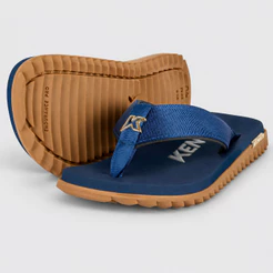 Sandália Kenner Kivah Masculina - Azul e Marrom