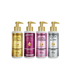 Kit Cremes Corporais Gota Dourada