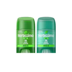 Kit Desodorante Antitranspirante Herbíssimo Invisible Gel Rush + Breeze