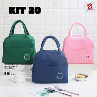 5 à 20 Bolsas Térmicas Para Marmita Lancheira Portátil Viagem