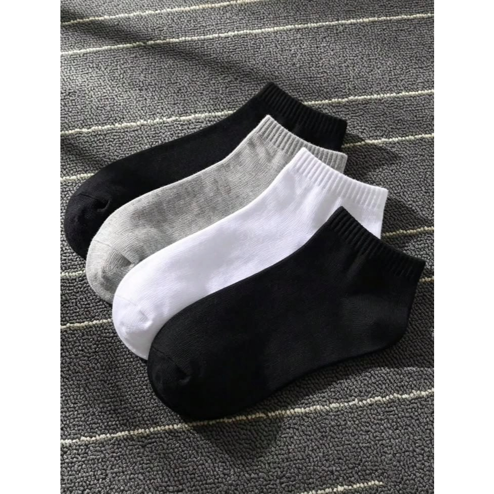 Kit Meias Soquete Masculina Feminina Algodão Cano Curto Confortável Casual Esportiva Treino Academia Social Invisível