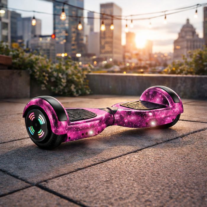 Hoverboard Skate Elétrico 6.5 Polegadas Com LED Bluetooth Bolsa De Transporte Diversas Cores