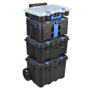 KIT CAIXA DE FERRAMENTAS MODULAR ULTRA BOX C RODAS 4 EM 1 TOY 26020