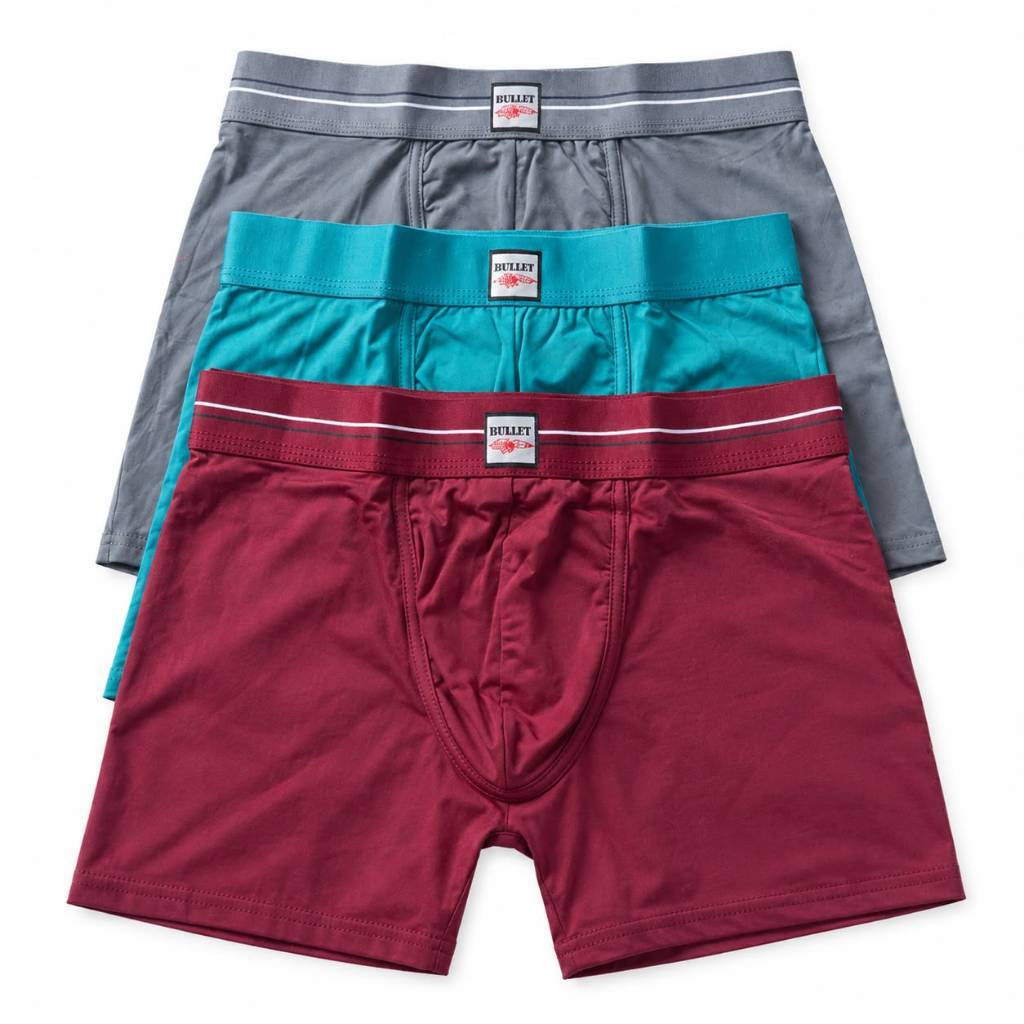 KIT 2 CUECA BOJO BOXER VALORIZA VOLUME, COM ELÁSTICO FIRME E RESISTENTE, CONFORTÁVEL