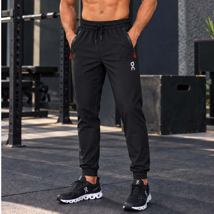 CALÇA Masculina Poliamida Com Elastano  Para Academia Esportiva Fitness Slim Fit Jogger Dry