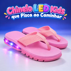 Chinelo Infantil Menina com Luz LED – Confortável e Estiloso Em Cada Passo | GARANTA JÁ!