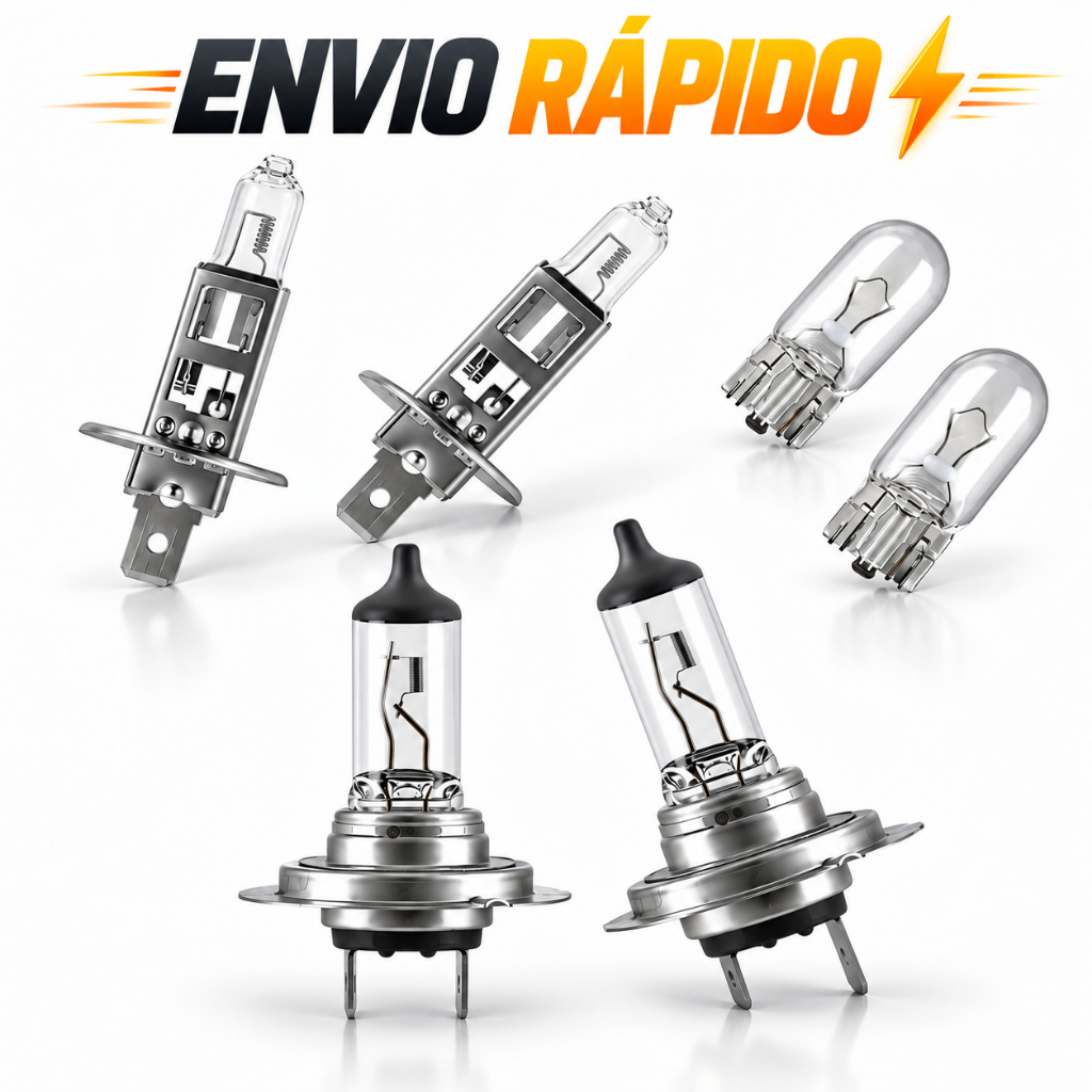 Kit Lampada Farol Alto Baixo E Lanterna Foco Duplo H1 H7 T10 halogena