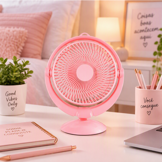 Mini Ventilador de Mesa USB Portátil  7w