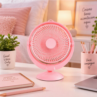 Mini Ventilador de Mesa USB Portátil  7w