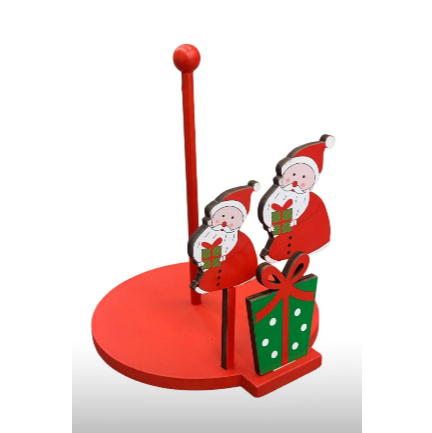 Suporte para Rolo De Papel toalha Natalino - Decoração Natal — imagem 2 de 2