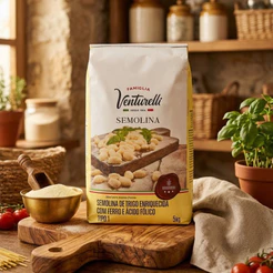 SEMOLINA DE TRIGO FAMIGLIA VENTURELLI – PACOTE DE 5 KG