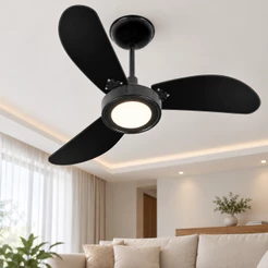 Ventilador De Teto Inverter Branco Ventilador Teto 3 Pás Bivolt Venti-Delta