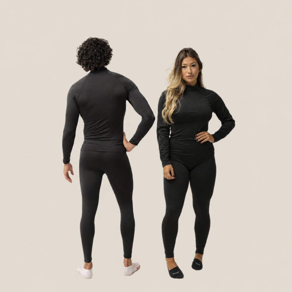 Conjunto Térmico Sport Kit Blusa + Calça Segunda Pele Proteção Uv50+ Uv Unissex