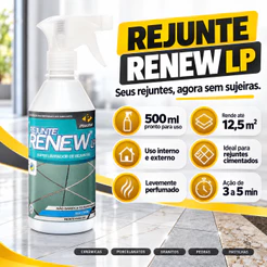 Limpa Rejunte Pisoclean Renew LP 500ml Tira Encardido