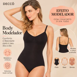 Body Tanga Modelador E Redutor Plie Control Reduz Medidas Levanta O Bumbum