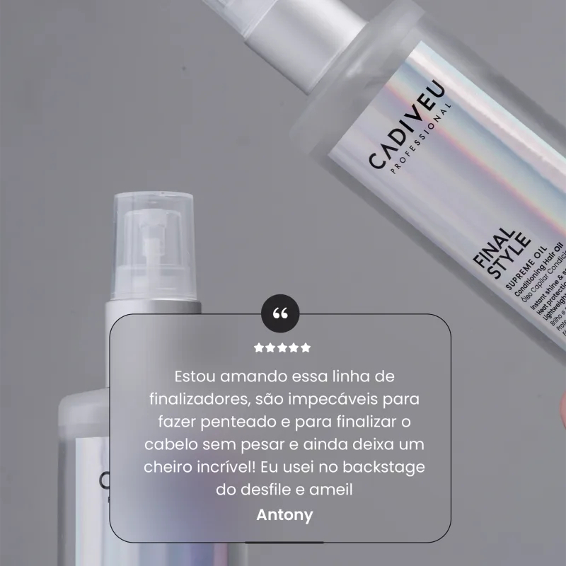 Cadiveu Professional Supreme Oil Final Style - 30ml · foto 2