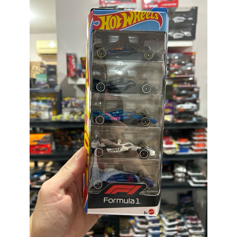 pack 5 formula 1 hot fas furios Wheels mopar fusca kombi porsche f1 formula 1 ferrari 80 anos mattel em Oferta na Shopee