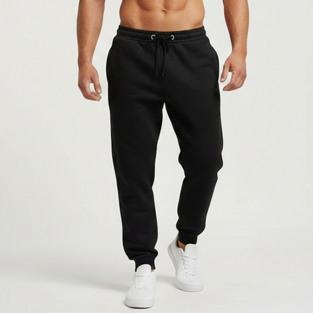 Calça Moletom Jogger Masculina Feminina Flanelada Bolso Cordão Ajustável Inverno Confortável Casual