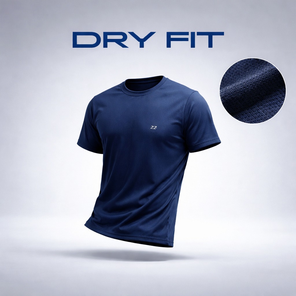 Camiseta Masculina Academia Dry Fit Manga Curta Malhar Treino e Dia a Dia Luzzoo