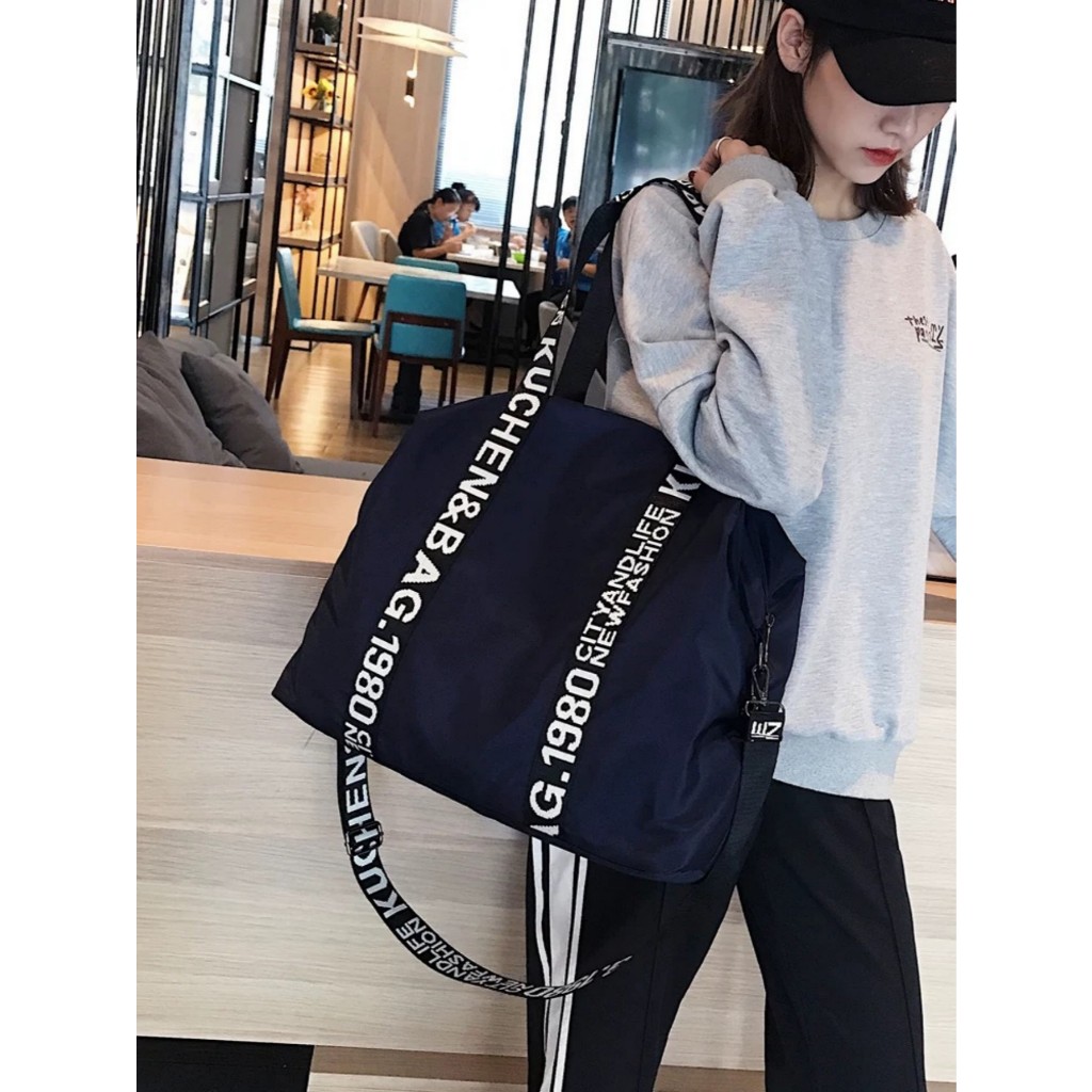 Bolsa Viagem, Academia, Esportiva, Impermeável, Alça Escrita