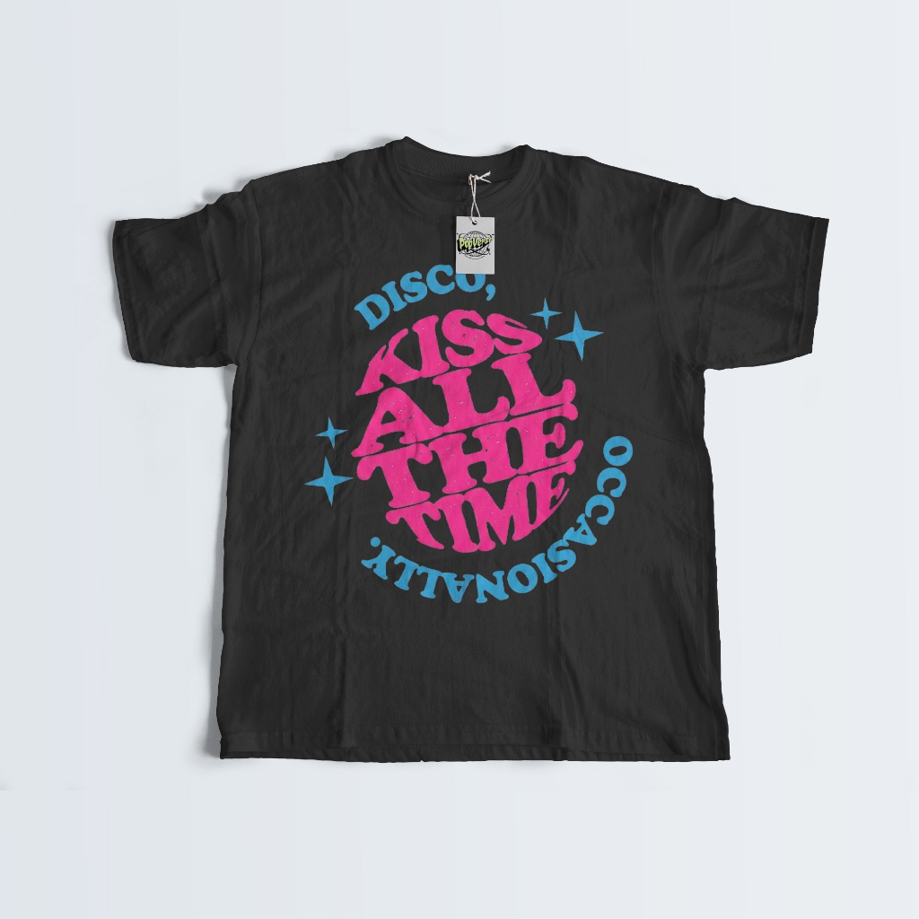 CAMISETA - HARRY STYLES -  KISS ALL THE TIME DISCO OCCASIONALLY - TOGETHER TOGETHER TOUR - 100% ALGODÃO  + BRINDES