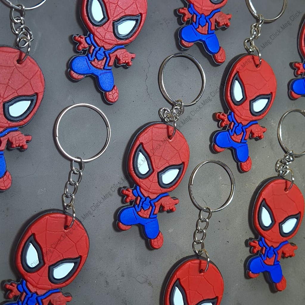 Kit Chaveiro Homem-Aranha Spider-Man | Lembrancinha Aniversário Festa Mimo Oficial