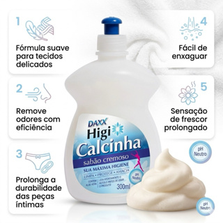 Sabão Cremoso Daxx Higi Calcinha 300ml em Oferta na Shopee