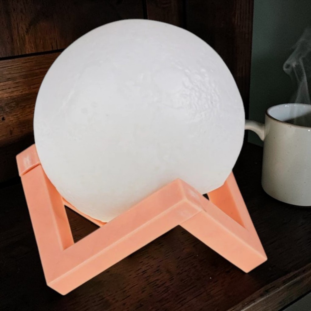 Abajur Lua 3D Luz Noturna Bateria Inclusa Decoracao Gamer