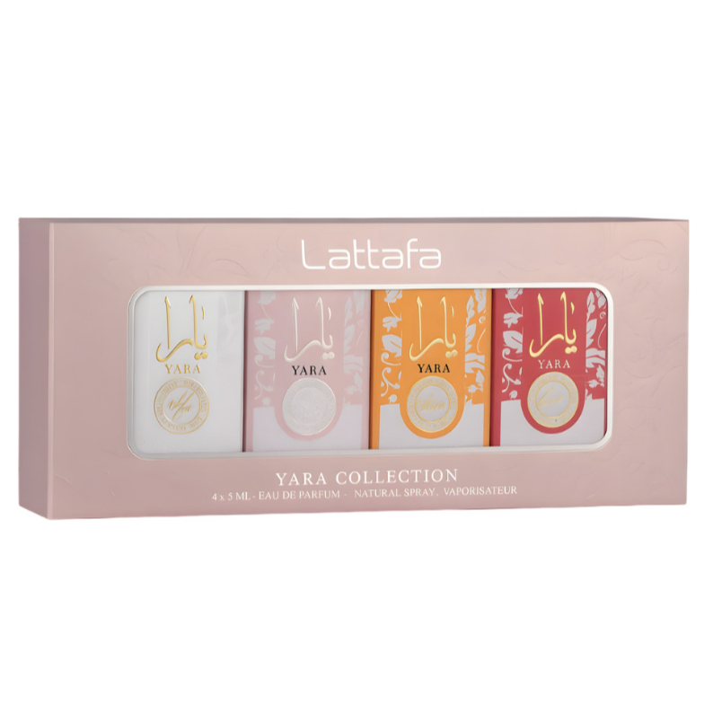 Yara My Collection Mini Lattafa - Yara Candy, Yara Tous, Yara Moi e Yara - 5ml cada
