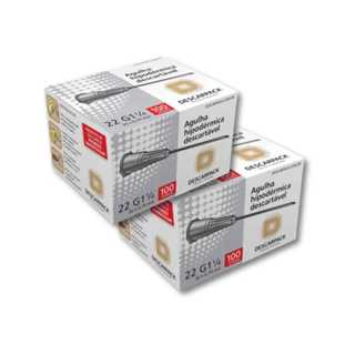 Agulha HiPodérmica Desc. 30x0,70mm Descarpack Kit c/200un em Oferta na Shopee