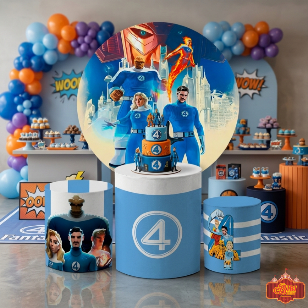 Conjunto Trio de Capas em Helanca + Capa para Painel Circular Esquadrão Fantasia – Garanta o Seu!