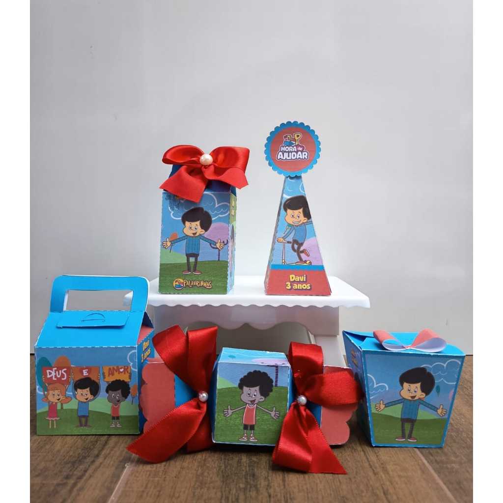 Kit FestaTRÊS PALAVRINHAS Lembrancinhas de Aniversário Infantil