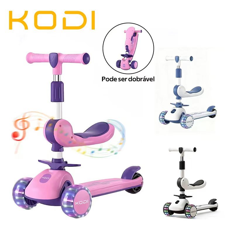 Patinete Infantil 3 em 1 | 1 a 12 Anos | Menino e Menina | Primeiro Patinete do Bebê-P15 em Oferta na Shopee