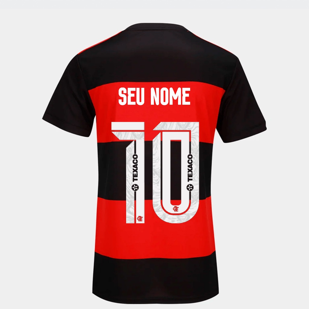 Manto Flamengo Feminina Fan Jogo 1 Adidas 2026 – Personalize Seu Nome e Seu Número