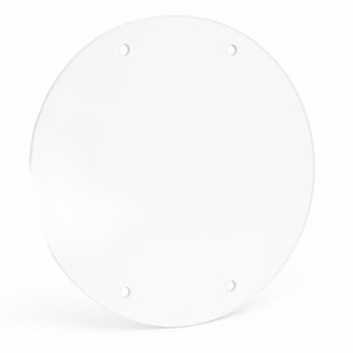 Painel Redondo Acrílico Cristal 2mm com 4 Furos – Base Display Decoração Festa Mesa em Oferta na Shopee