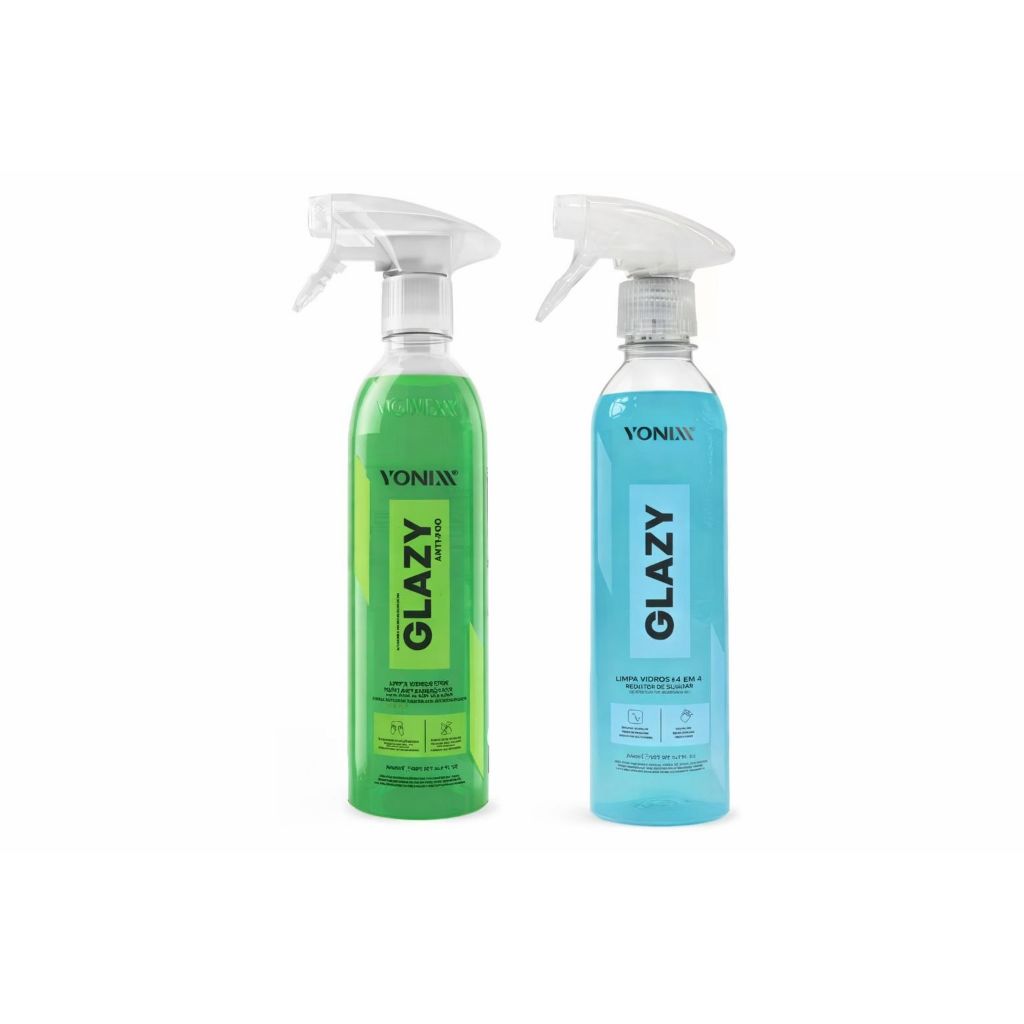 GLAZY ANTI-FOG INTERNO + GLAZY EXTERNO VONIXX 500ML em Oferta na Shopee