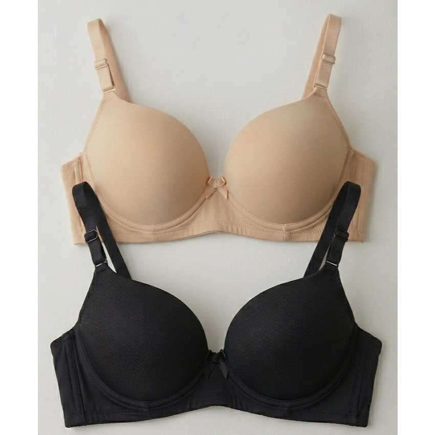 Kit C/2 Sutiãs Reforçados Premium com Bojo Lingerie Direto da Fábrica Tamanhos P ao GG PROMOÇÃO em Oferta na Shopee