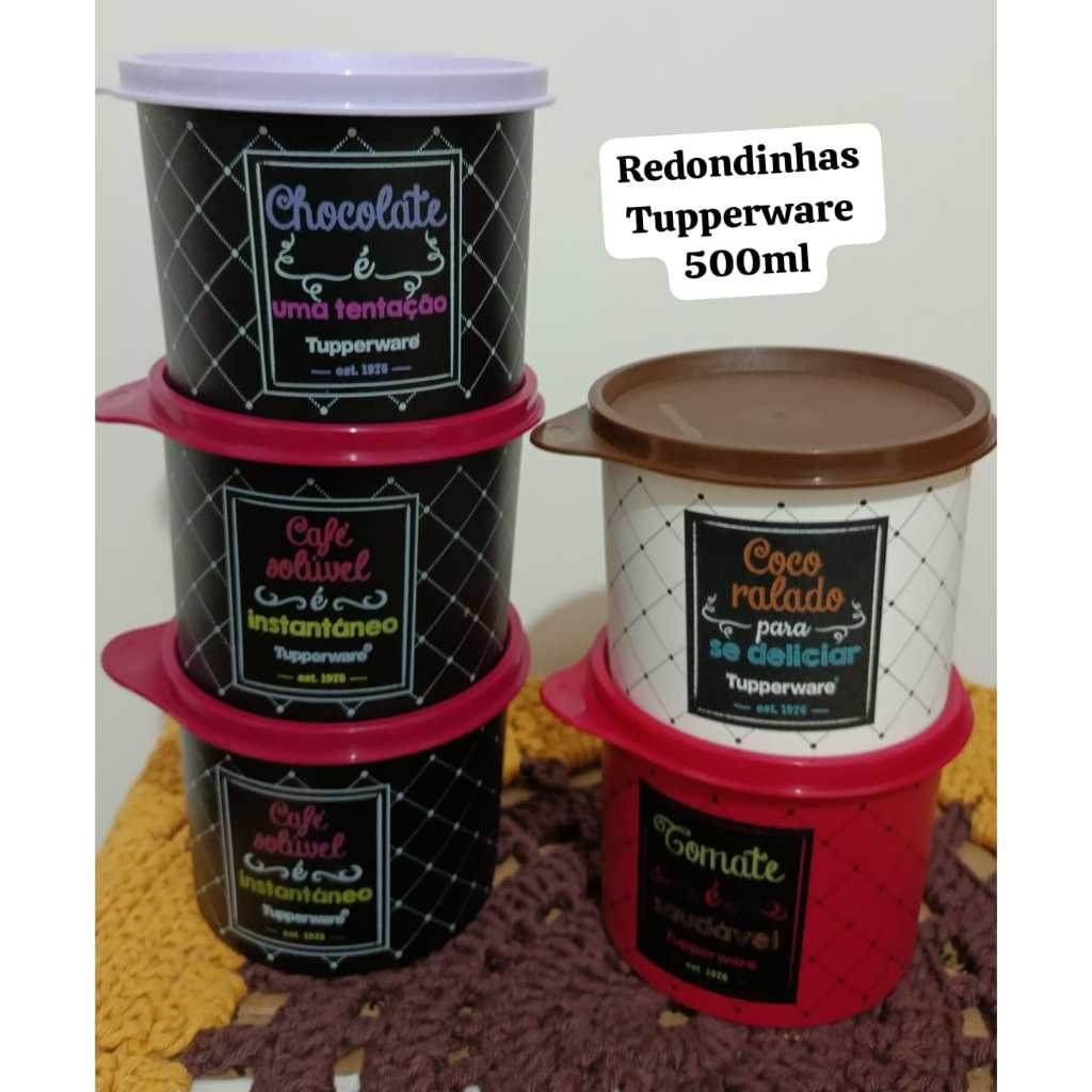 Tupper Redondinhas 500ml Bistrô Tupperware