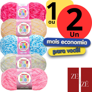 1  ou 2 un Fio Mais Bebê Cores Círculo 100g em Oferta na Shopee